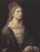 Albrecht Durer Portrait of the Artist with a Thistle oil